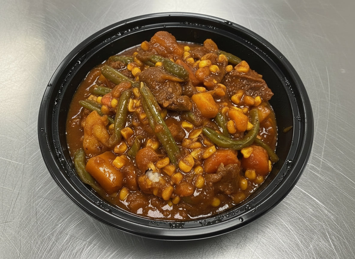 Hearty Stew Beef Soup Bowl