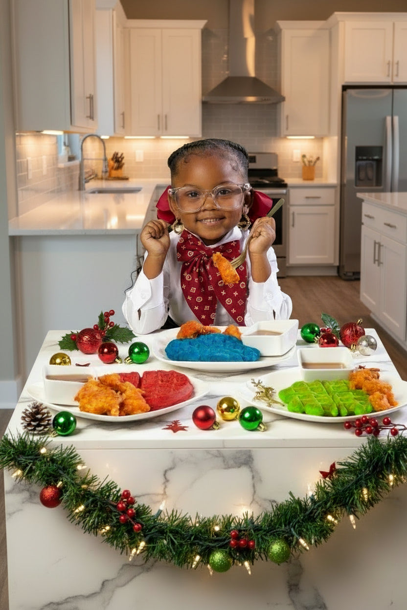 Holiday Theme Night Chicken & Waffle Bundle w/ gallon of fruit punch